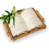 bambusová osuška 100x150 cm krémová