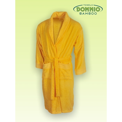 bambusový župan žlutý