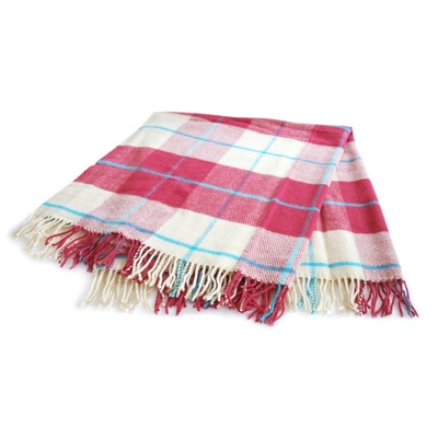 Vlněná deka ROMA bordó 130x170 cm