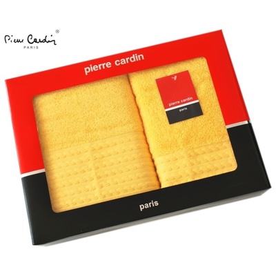Dárkové balení ručníků Pierre Cardin - žluté